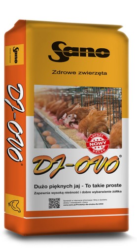 Sano DJ-OVO Pasza Sypka dla kur niosek 25kg