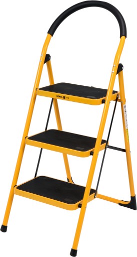 DRABINA ROZKŁADANA 3 STOPNIE 115CM ANTYPOŚLIZGOWA