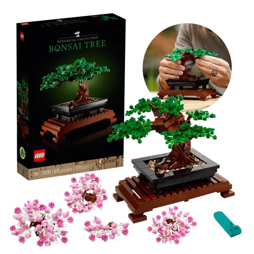 ORYGINALNY Zestaw LEGO - Drzewko Bonsai - Botanical Collection - PREZENT