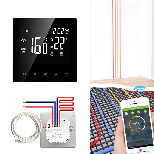 Regulator temperatury WiFi TUYA Kontrola APP 16A