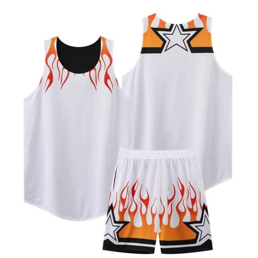 Healthvictor Reversible Basketball Tank Top Shorts Sets