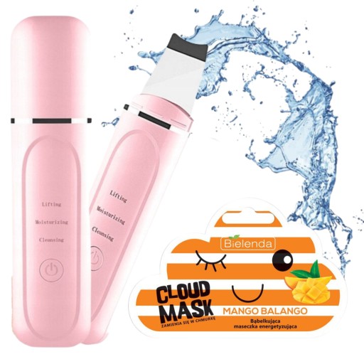 Peeling kawitacyjny Ultrasonic Skin Cleaner ultradźwięki sonoforeza