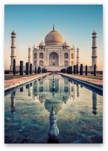 TADŻ MAHAL plakat 30x40cm obraz #197
