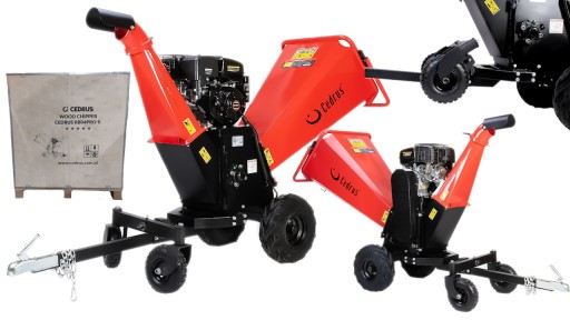 RB04PRO-E Cedrus Rozdrabniacz spalinowy do 15cm z silnikiem Loncin 15KM