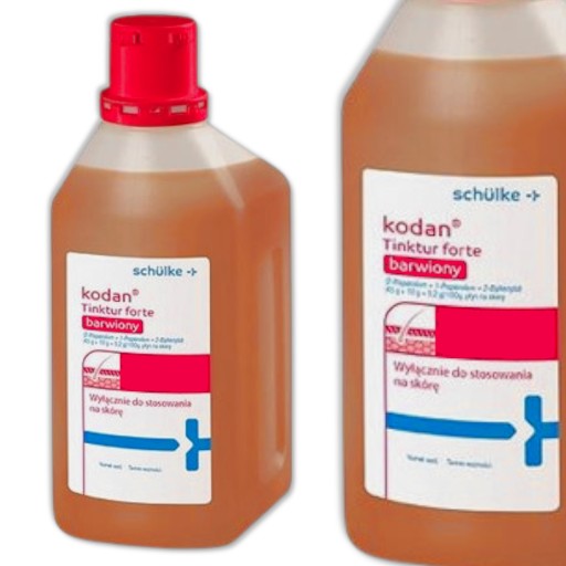 Kodan Tinktur Forte barwiony 1000 ml płyn na skórę, antyseptyk