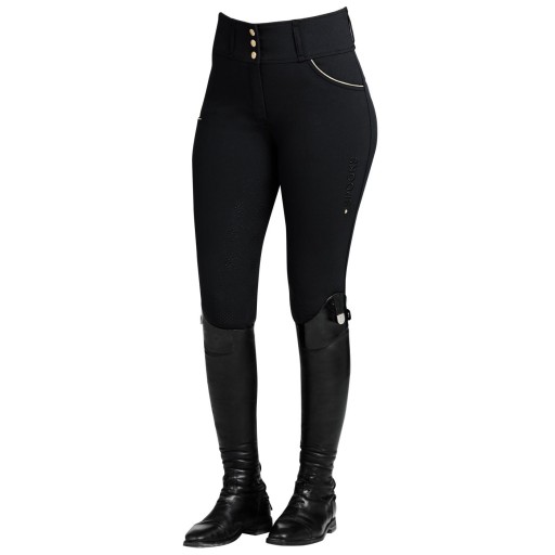 SPOOKS, Bryczesy ANNBER HIGH WAIST, BLACK M