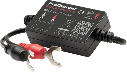 Monitoring stanu akumulatora BLUETOOTH Pro Charger