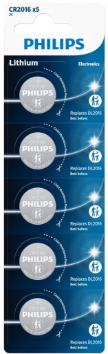Bateria litowa Philips CR2016 5 szt