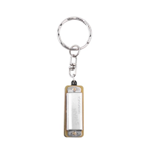SWAN Keychain Harmonica 4 Holes 8 Tones Key of C