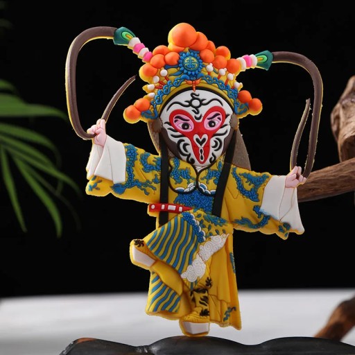 Peking Opera Masks Creative Three-Dimensional Characters Refrigerator Stick