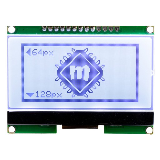 Wyświetlacz LCD graficzny 128x64px szary COG SPI ST7565R