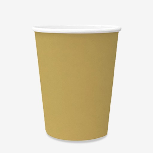 Kubeczki papierowe Gold 250ml, 8szt., PAW