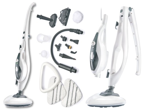 SILVERCREST Mop parowy 1500W 2 w 1 SDM 1500 D3 REGULACJA MOCY + AKCESORIA