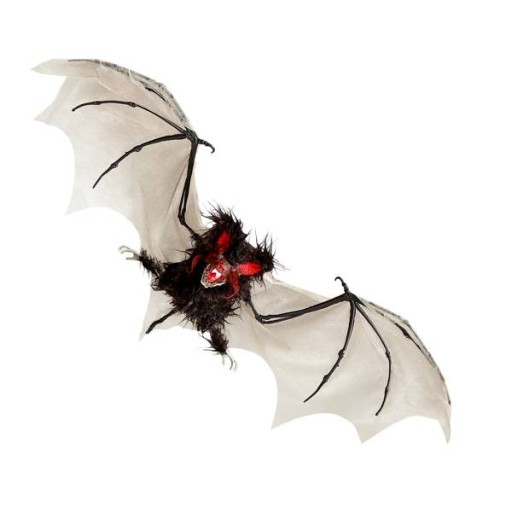 DEKORACJA HALLOWEENOWA NIETOPERZZ SZKIELET DIODY 89 CM HALLOWEEN