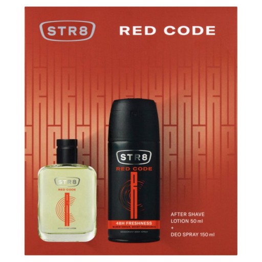 STR8 Red Code zestaw AS 50 ml + deo 150 ml