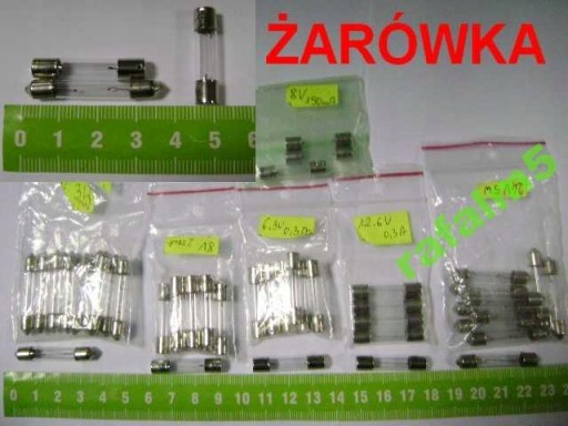 Żarówka żaróweczka do podświetlania 6,3V 0,3A