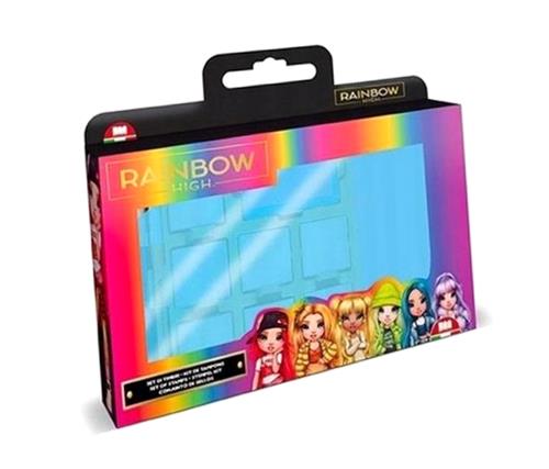 RAINBOW HIGH - PIECZĄTKI W WALIZCE