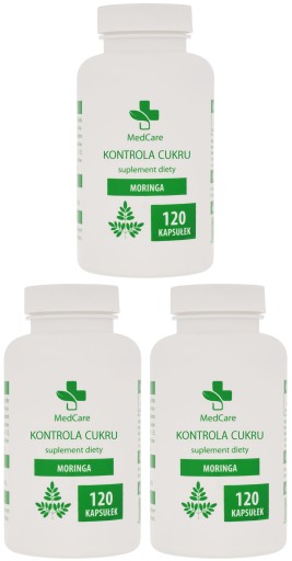 Odchudzanie - Kontrola cukru - BIO MORINGA 360 Kapsułek po 600 mg