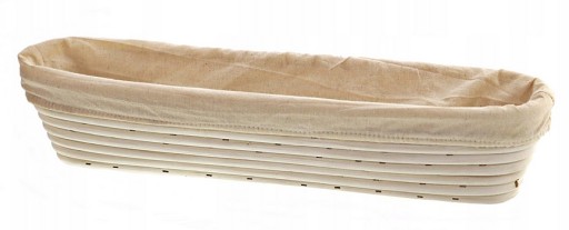 KOSZYK rattan FORMA do WYRASTANIA CHLEBA BAGIETKA