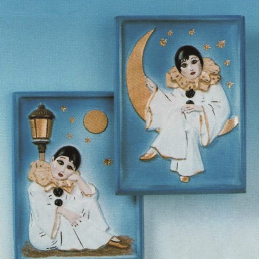 FORMA DO ODLEWÓW GIPSOWYCH OBRAZKI PIERROT FORMY
