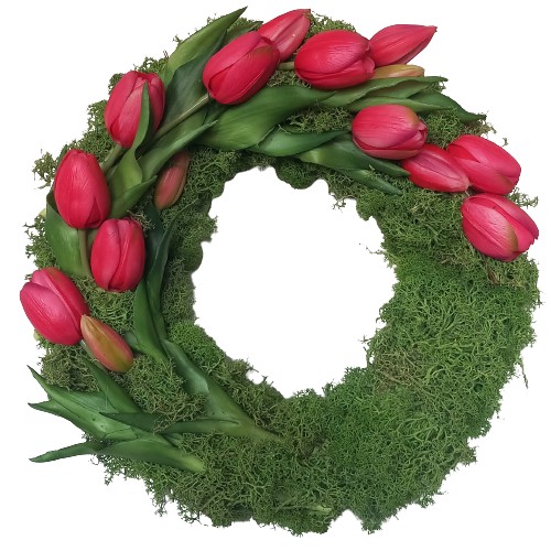 WIANEK WIENIEC NA DRZWI ŚCIANĘ STROIK TULIPANY