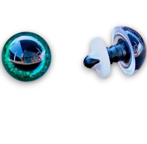 Oczy oczka 16MM do zabawek maskotek Zielone Para bezpieczne