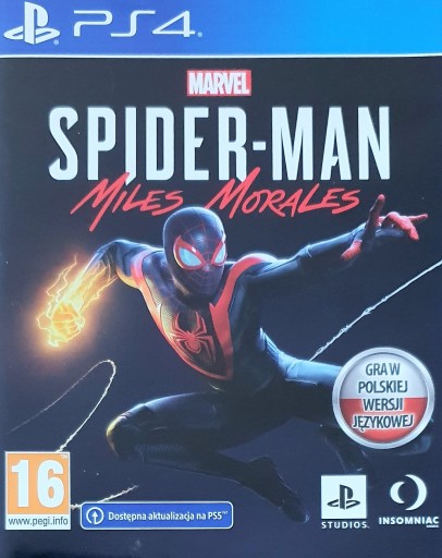 Spider Man Miles Morales PS4 PL