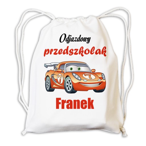 Odjazdowy przedszkolak - worek do przedszkola
