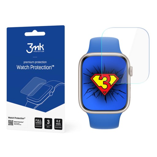 Folia na ekran Apple Watch 7 45mm 3mk Watch Protection