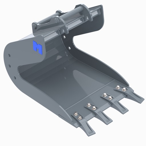 Łyżka Wacker Pogłębiona do Gliny 500 mm -Moc. HS02