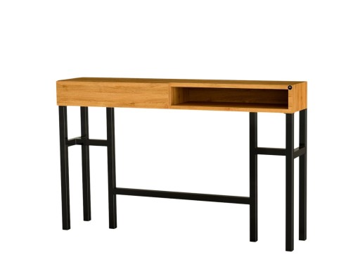 KONSOLA 140 cm DREWNO LITE DĄB OLCHA SKD-302