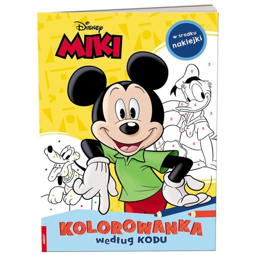 340636 AMEET KOLOROWANKA WEDŁUG KODU MIKI