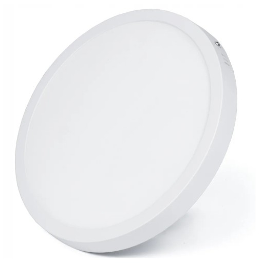 Plafon okrągły 40 biały panel natynkowy led