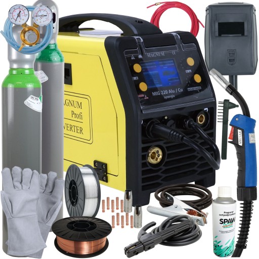 Spawarka migomat Magnum MIG 200 LCD ALU Synergia