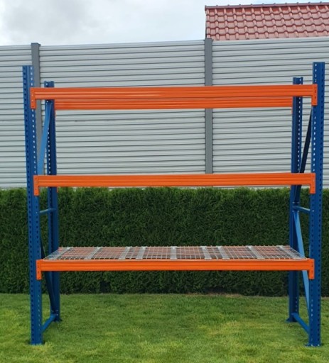 REGAŁY PALETOWE WYPEŁNIENIE Z SIATKI L-2,7m 3600kg