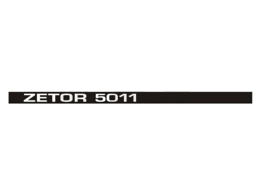 NAKLEJKA MASKI LEWA ZETOR 5011