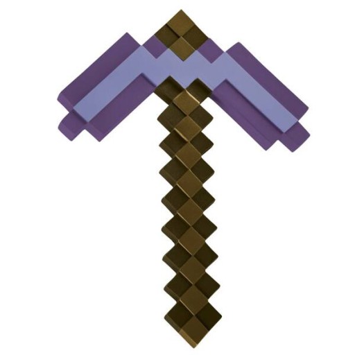 KILOF MINECRAFT FIOLETOWY ENCHANTED DIAMENTOWY NARZĘDZIE GRA PIKSELE MIECZ