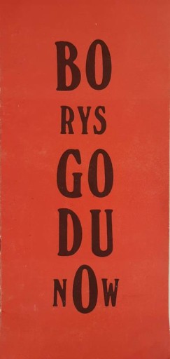 Modest Musorgski Borys Godunow Opera Program