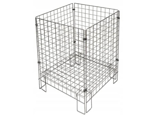 KOSZ PRZECENOWY SREBRNY KOSZE WSYPOWE 60/80cm