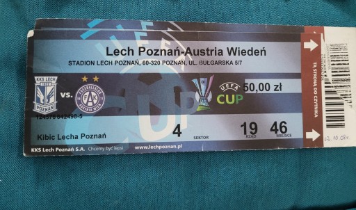 bilet Lech Poznań -Austraia Wiedeń