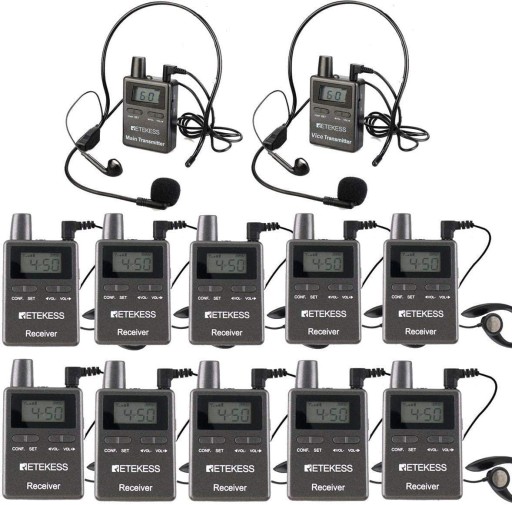 Retekess TT105 System Przewodnika Turystycznego, Sprzęt do Tłumaczenia
