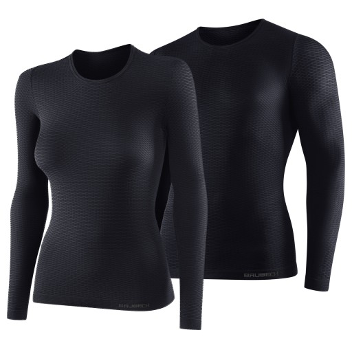 Koszulka termoaktywna Brubeck Base Layer UNISEX Potówka z długim rękawem L