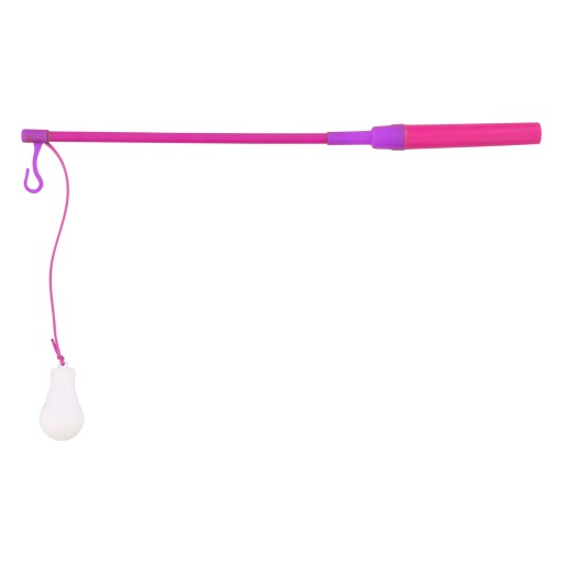 Lampka LED na sznurku Lampion na patyku fioletowy 10 sztuk