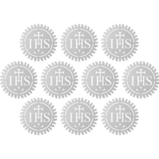 SCRAPKI srebrne KOMUNIA hostia IHS scrapbooking 10
