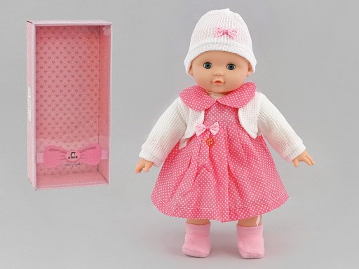 LALKA BOBAS 40cm MÓWI ŚPIEWA ZAMYKA OCZY