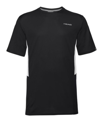Koszulka tenisowa męska HEAD CLUB TECH T-Shirt Czarna L