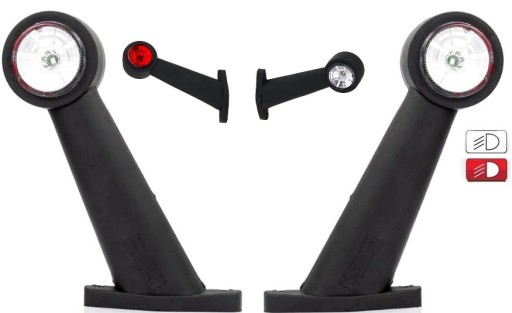 LAMPA OBRYSOWA FRISTOM LED ROGOWA FT-009 E PRAWA