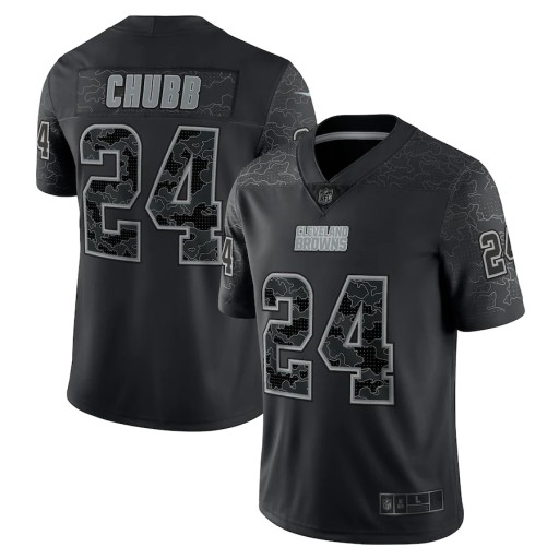 Koszulka piłkarska Cleveland Browns Jersey czarna, 3XL