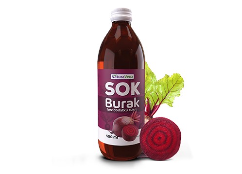 SOK Z BURAKA bez dodatku cukru 500ml NATURAVENA