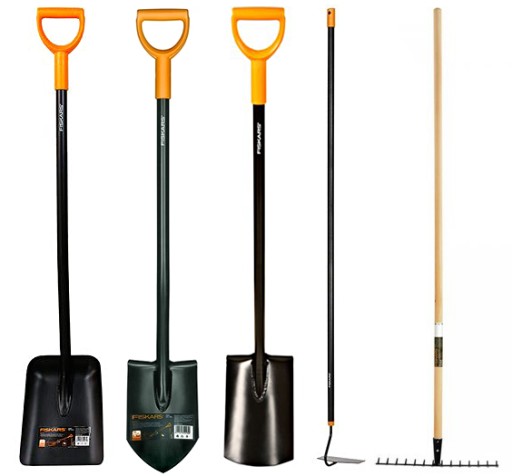 FISKARS SOLID zestaw narzędzi ogrodniczych ŁOPATA